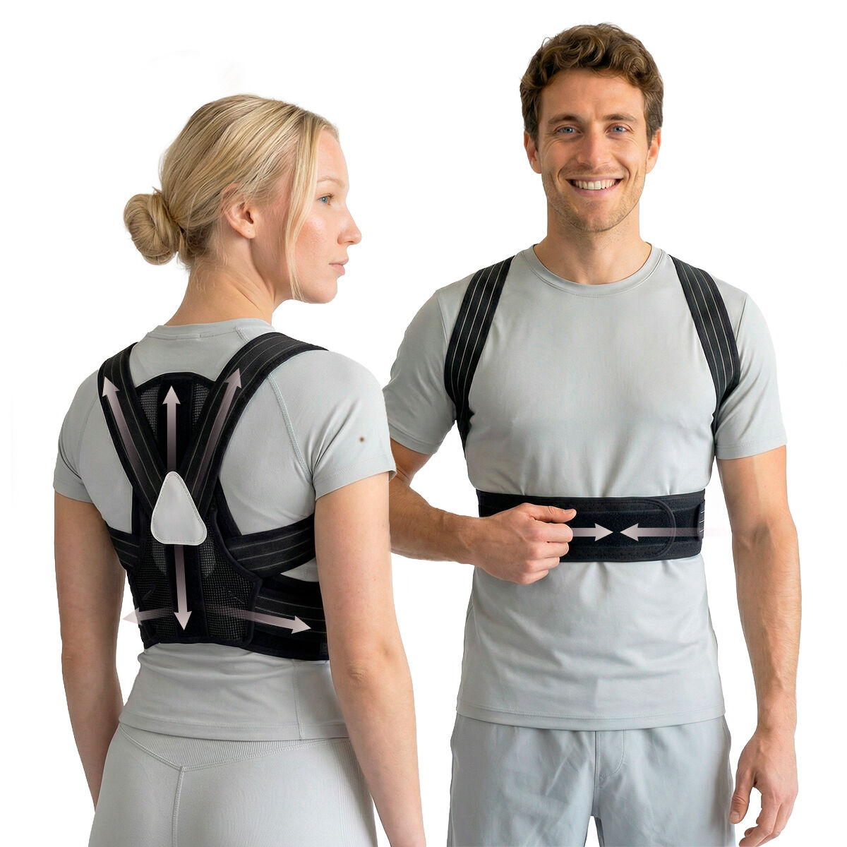 PostureFit – Corretor de Postura Ajustável com Apoio Lombar e Dorsal - Image 4