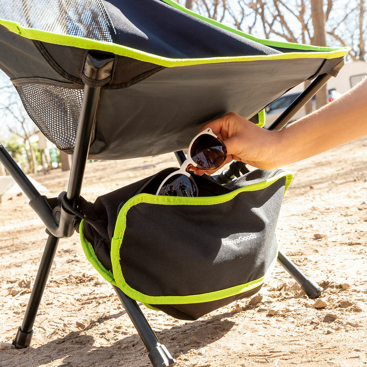 Cadeira Dobrável de Campismo com Bolso e Bolsa - Image 6