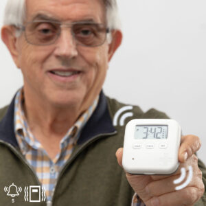 Caixa de Comprimidos Eletrónica com Alarme e 4 Compartimentos