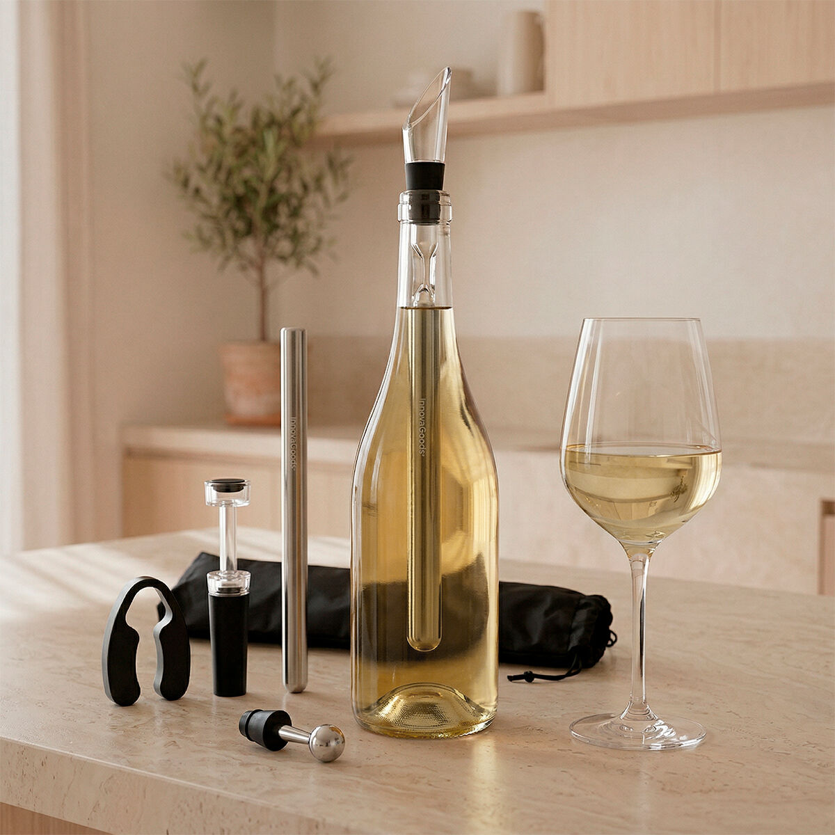 Conjunto de Acessórios para Vinho 7 Peças