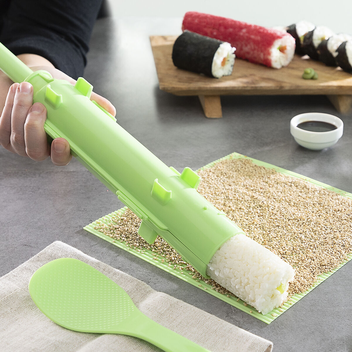 Conjunto para Fazer Sushi 3 Peças com Receitas - Image 2