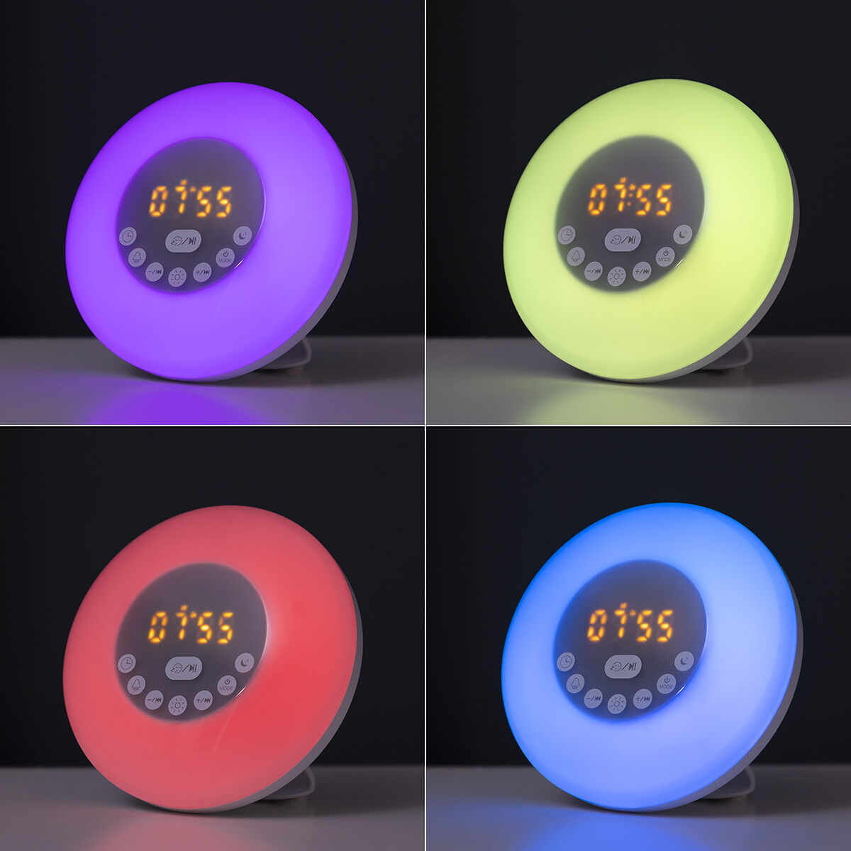Despertador Amanhecer Recarregável com Rádio e Bluetooth - Image 7