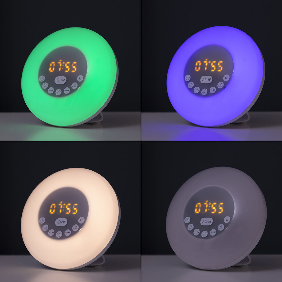 Despertador Amanhecer Recarregável com Rádio e Bluetooth - Image 8