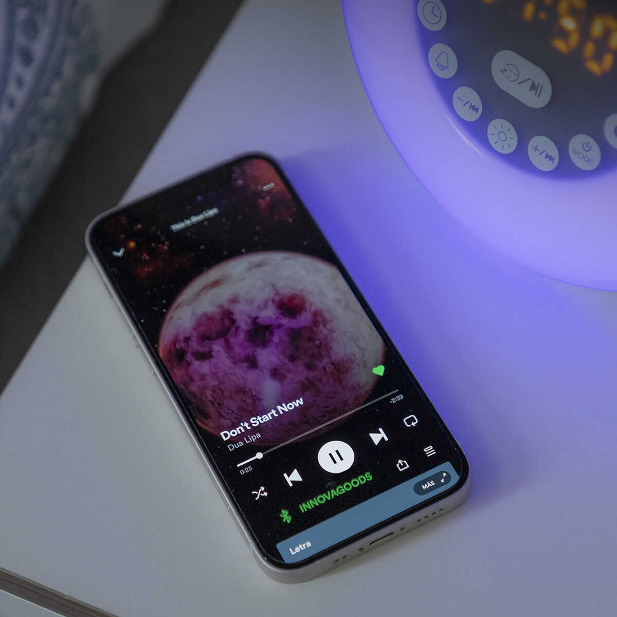 Despertador Amanhecer Recarregável com Rádio e Bluetooth - Image 9
