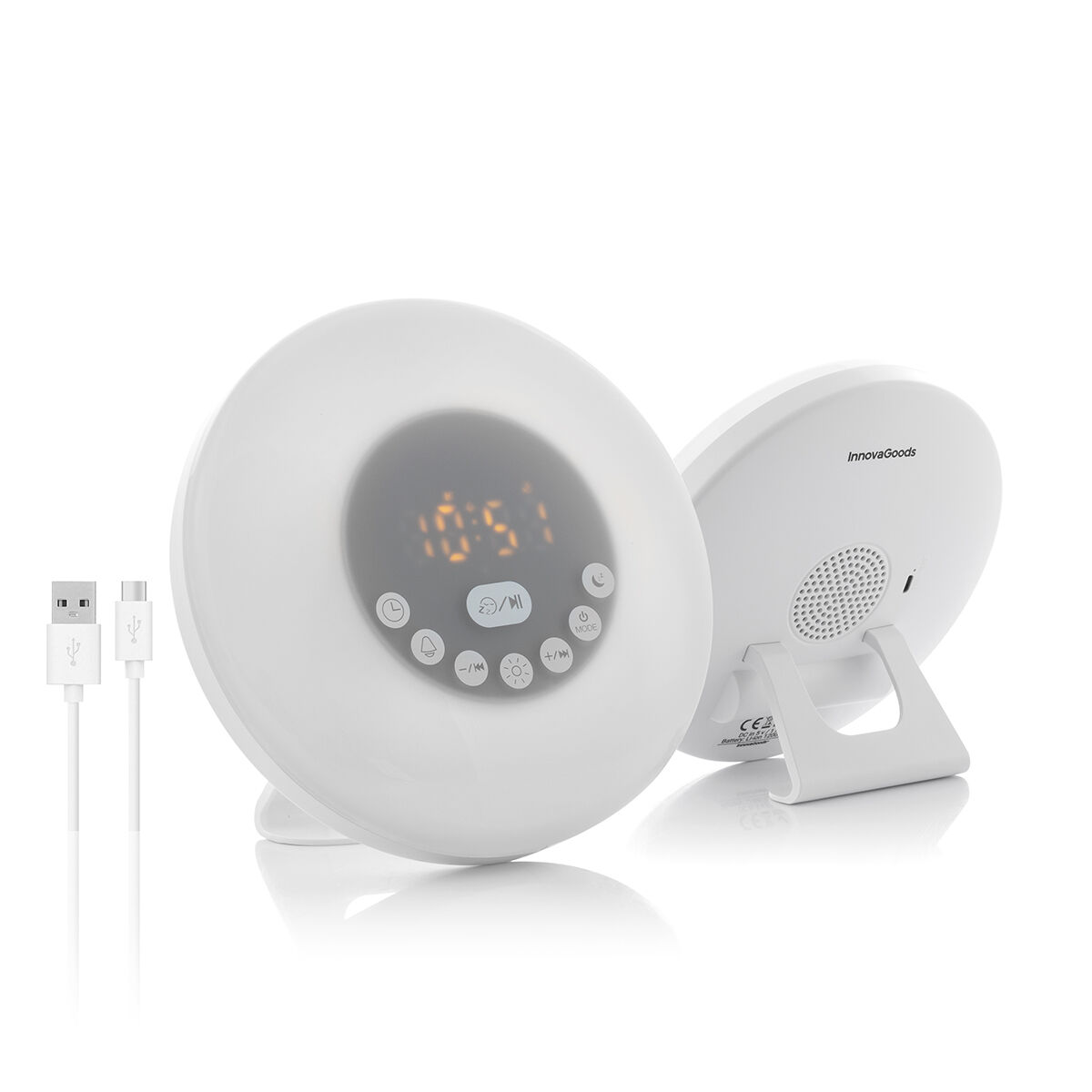 Despertador Amanhecer Recarregável com Rádio e Bluetooth - Image 11