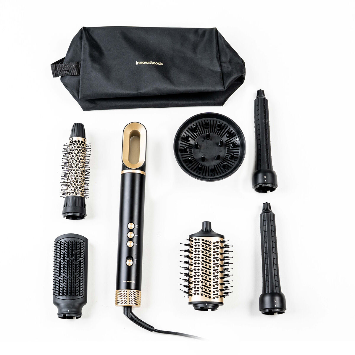 Escova Secadora e Modeladora Iónica Coanda 1500W 7 Acessórios - Image 13