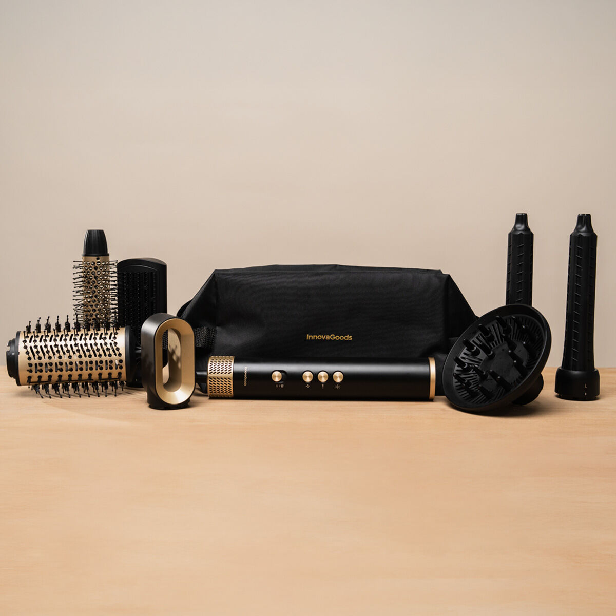 Escova Secadora e Modeladora Iónica Coanda 1500W 7 Acessórios - Image 11