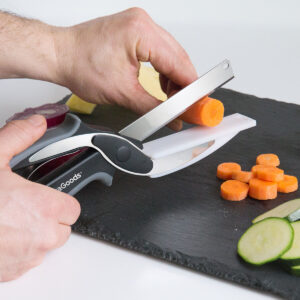 Faca-Tesoura de Cozinha com Mini Tábua Integrada