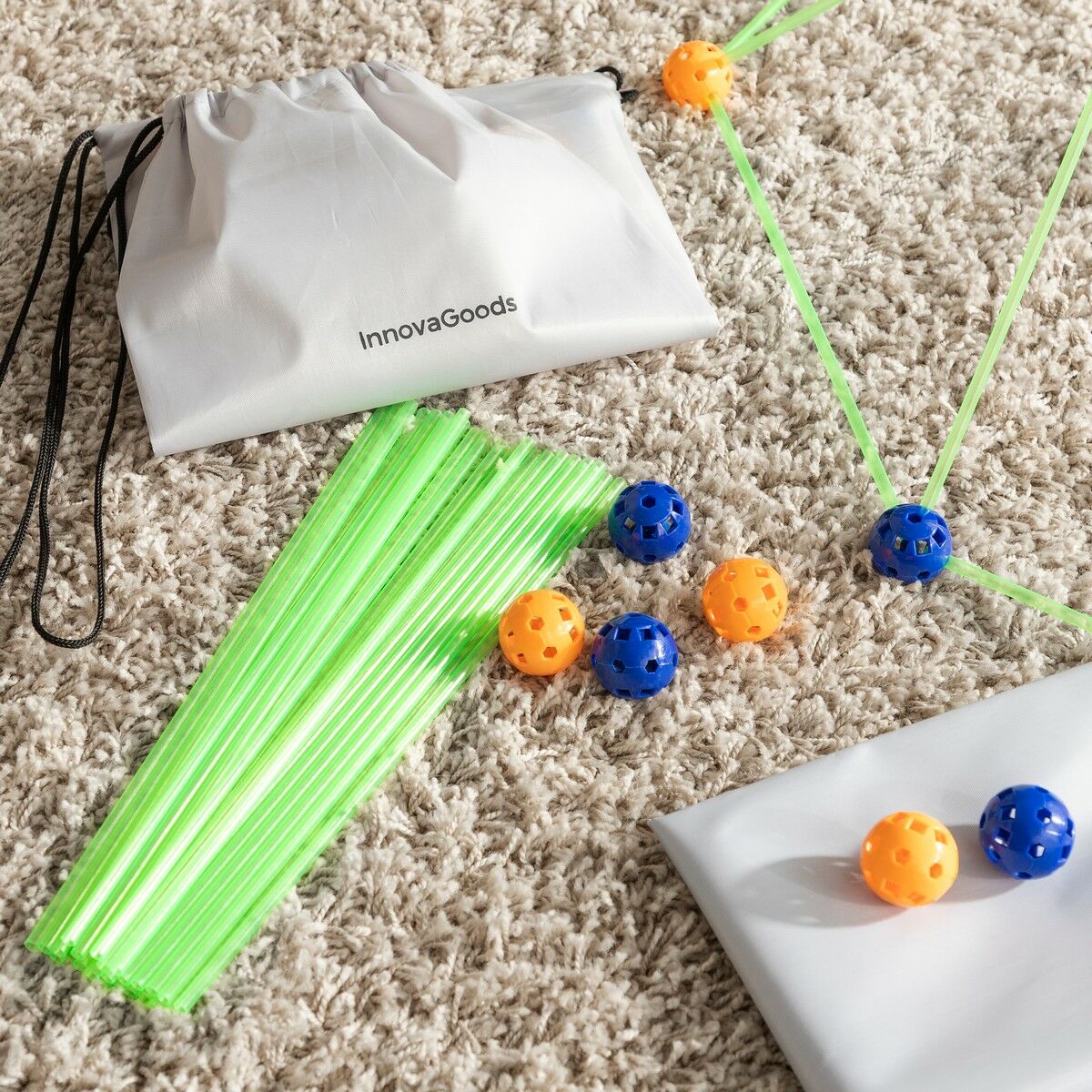 Kit de Construção de Fortalezas Fluorescentes 85 Peças - Image 4