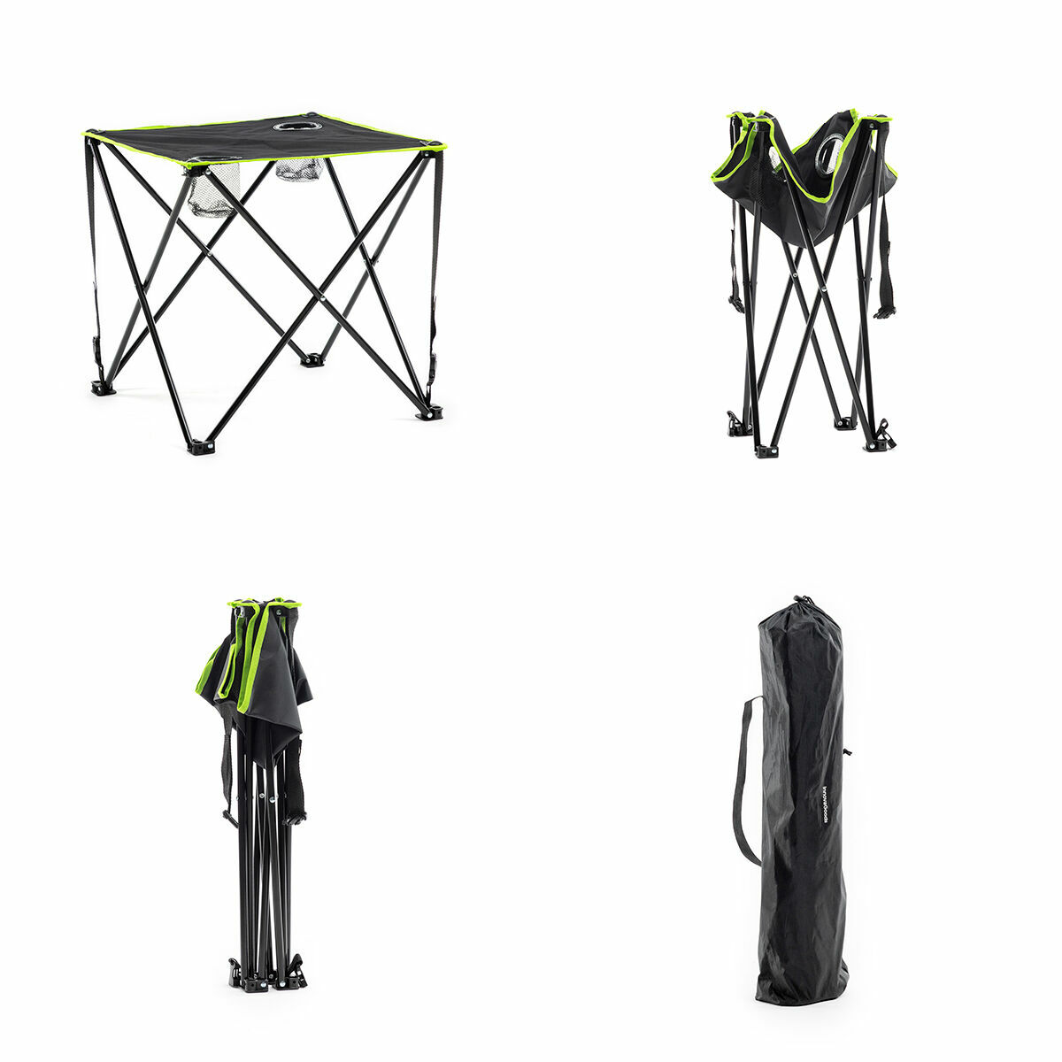 Mesa de Campismo Dobrável com Porta-Copos e Bolsa - Image 12
