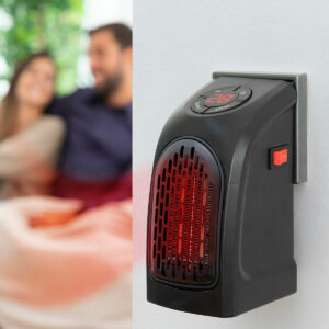 Mini Aquecedor Cerâmico Portátil de Ficha 400 W