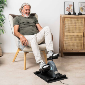 Pedalador Elétrico Assistido para Braços e Pernas com Tapete e Comando