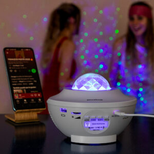 Projetor de Estrelas LED com Altifalante Bluetooth