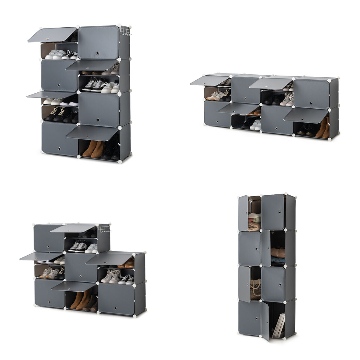 Sapateira Modular Portátil Cinzento - Image 12