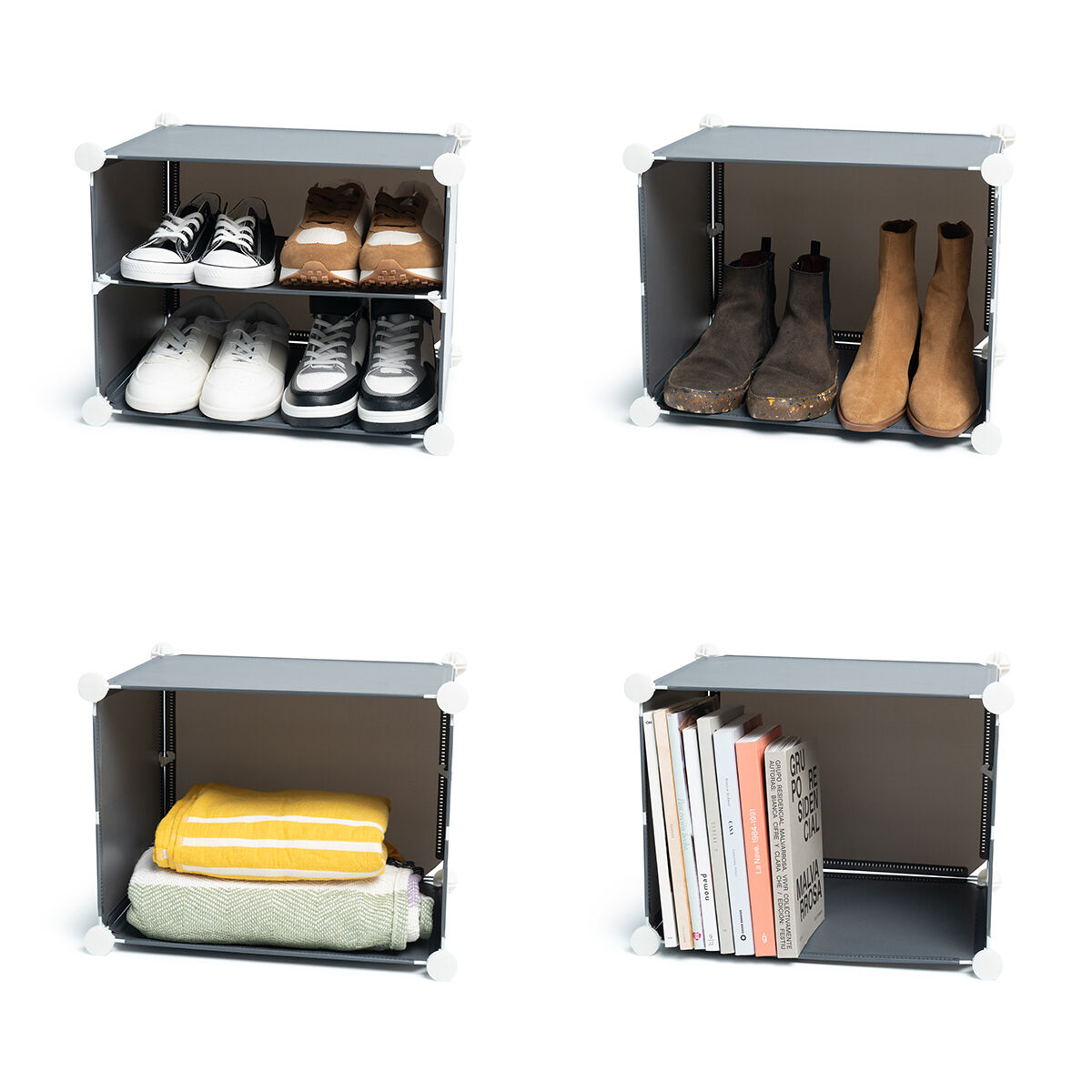Sapateira Modular Portátil Cinzento - Image 15