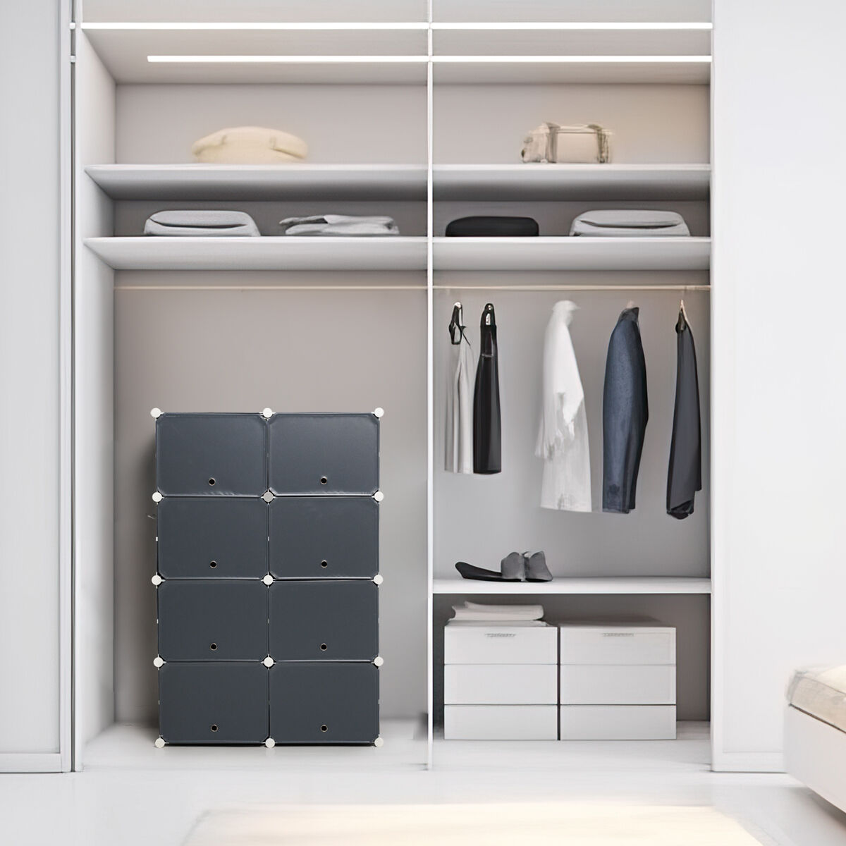 Sapateira Modular Portátil Cinzento - Image 7