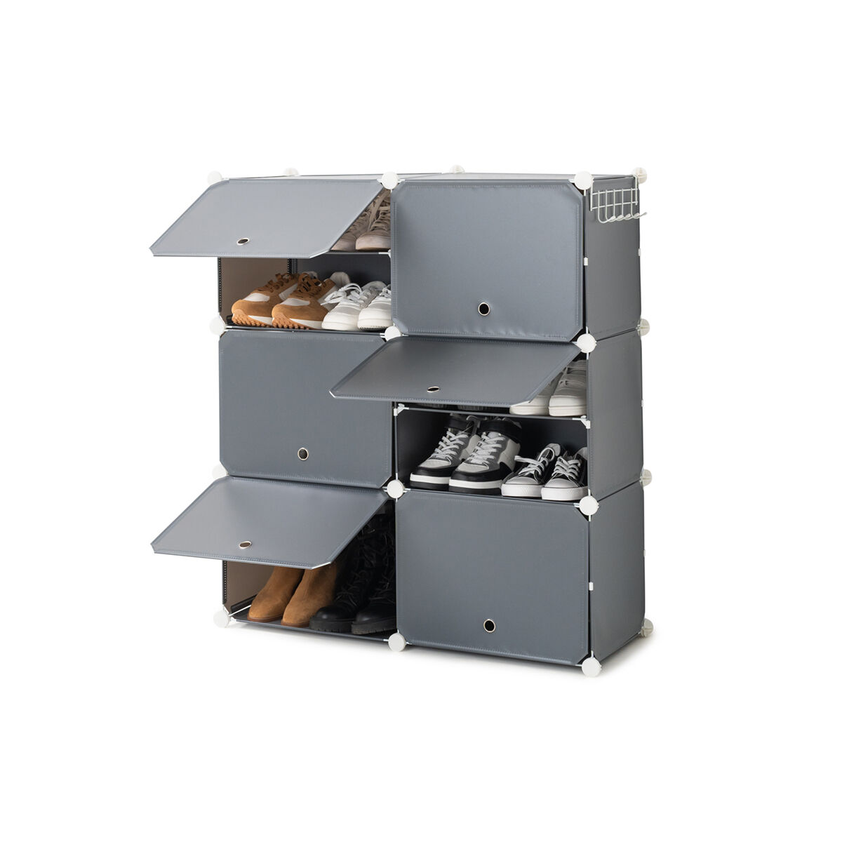 Sapateira Modular Portátil Cinzento - Image 8