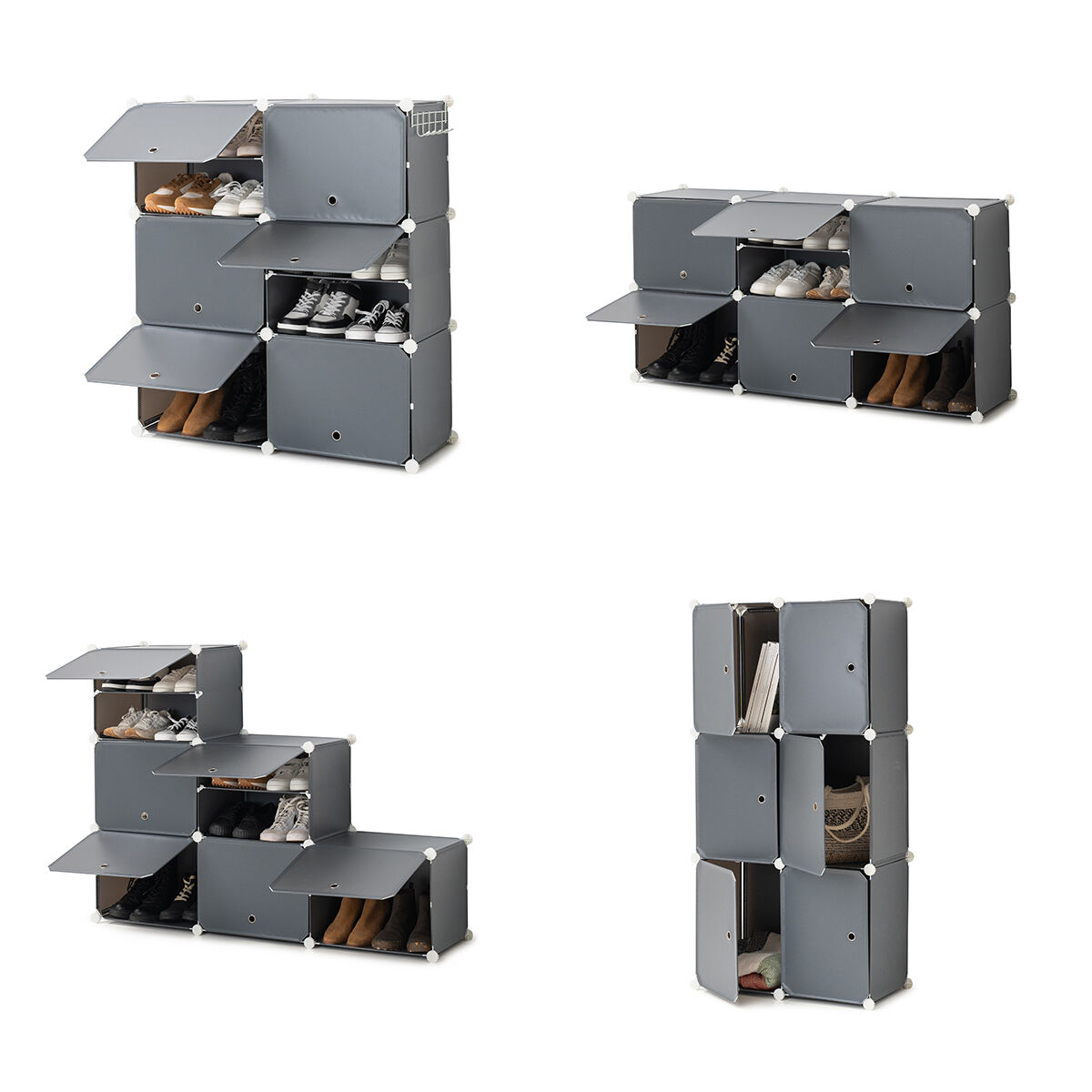 Sapateira Modular Portátil Cinzento - Image 11