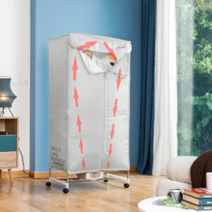 Secador de Roupa Elétrico Portátil 1200W com 2 Níveis