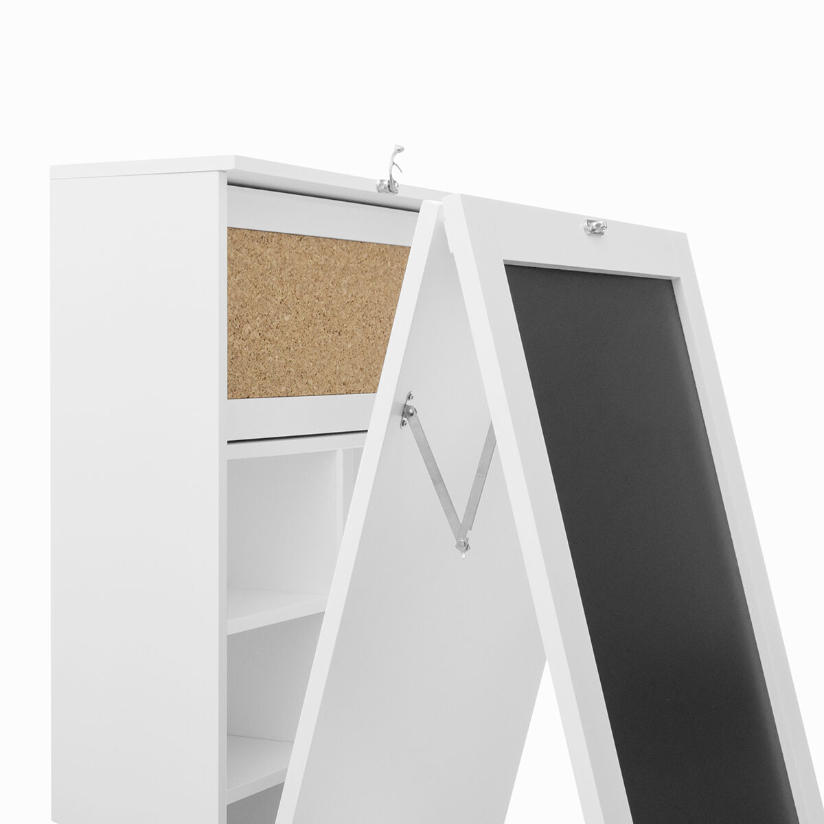 Secretária Rebatível de Parede com Quadro e Cortiça - Image 7