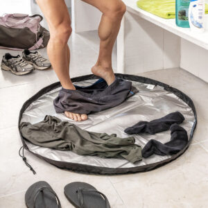 Tapete de Vestiário e Saco Impermeável 2 em 1 Ø90 cm