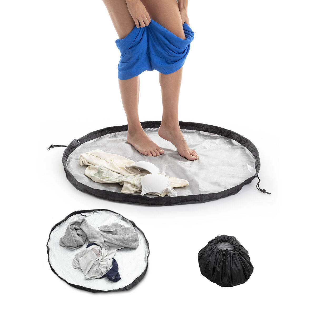 Tapete de Vestiário e Saco Impermeável 2 em 1 Ø90 cm - Image 12