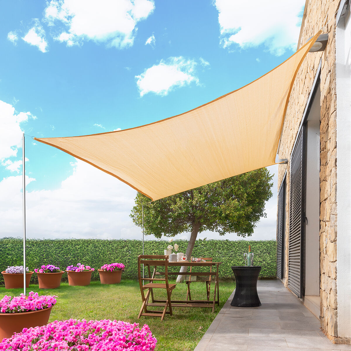Toldo de Sombreamento Retangular 3 x 4 m com Proteção UV - Image 8
