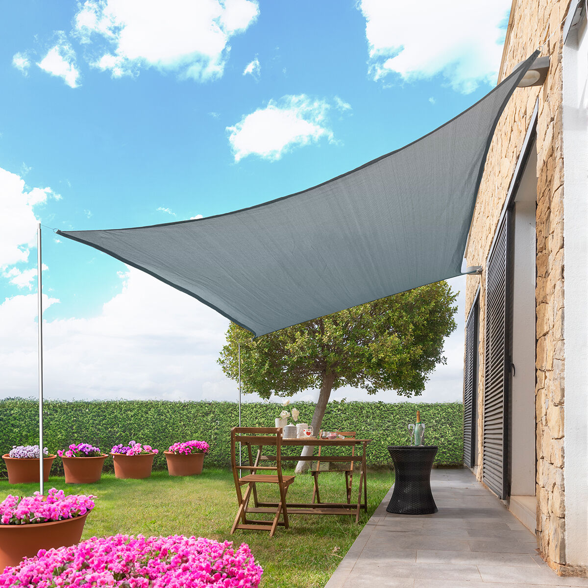 Toldo de Sombreamento Retangular 2 x 3 m com Proteção UV - Image 9