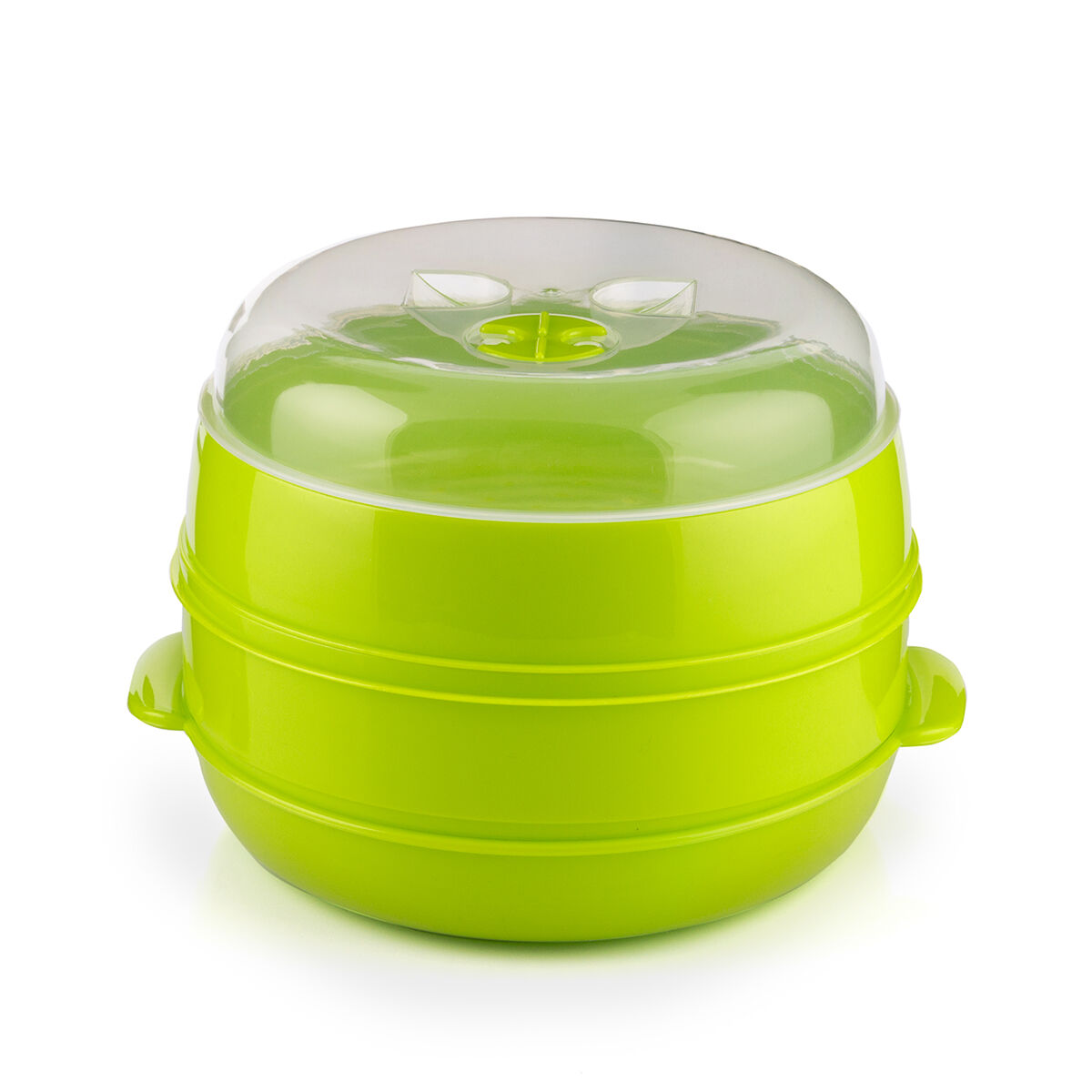 Vaporeira Dupla para Micro-Ondas para Cozinhar a Vapor - Image 4