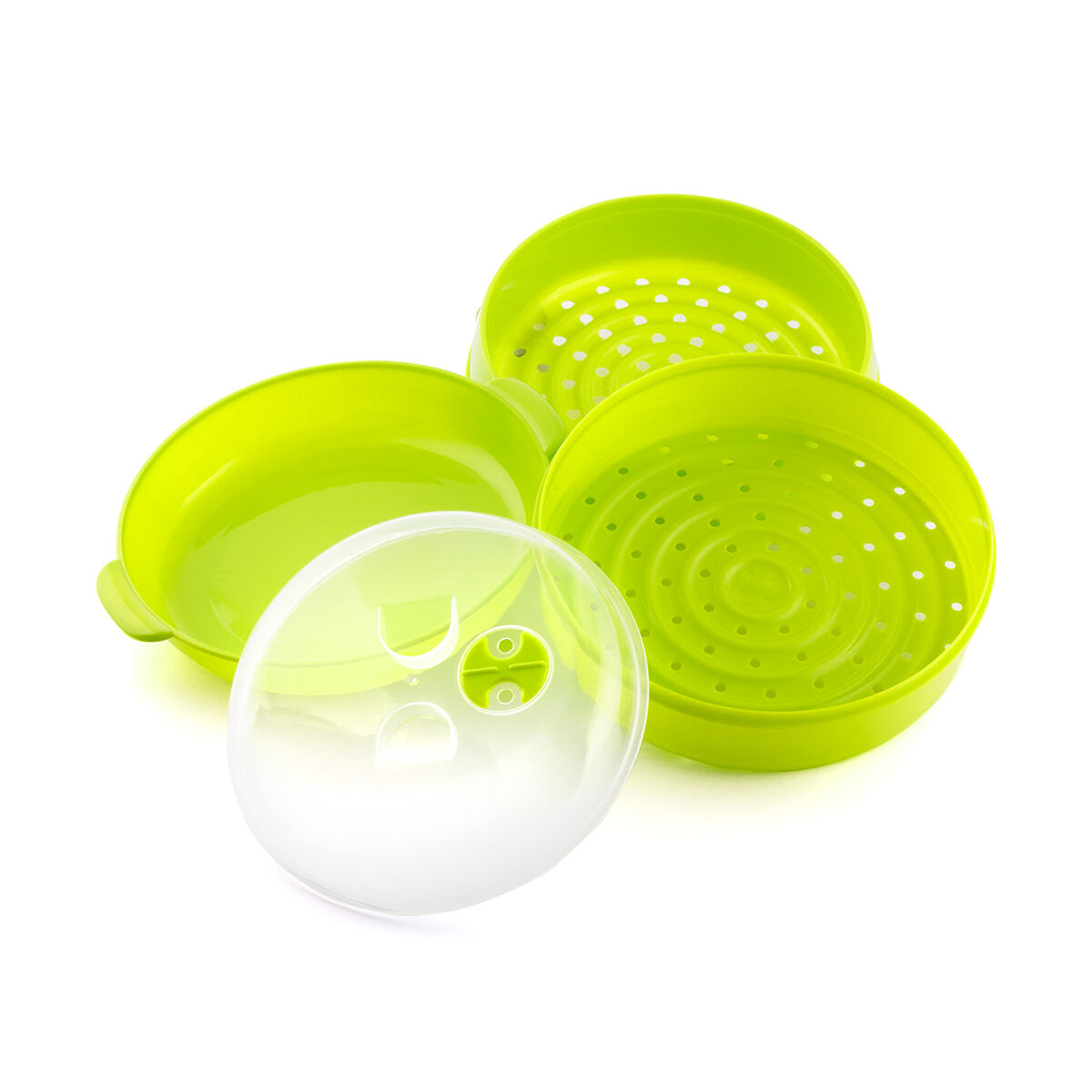 Vaporeira Dupla para Micro-Ondas para Cozinhar a Vapor - Image 6