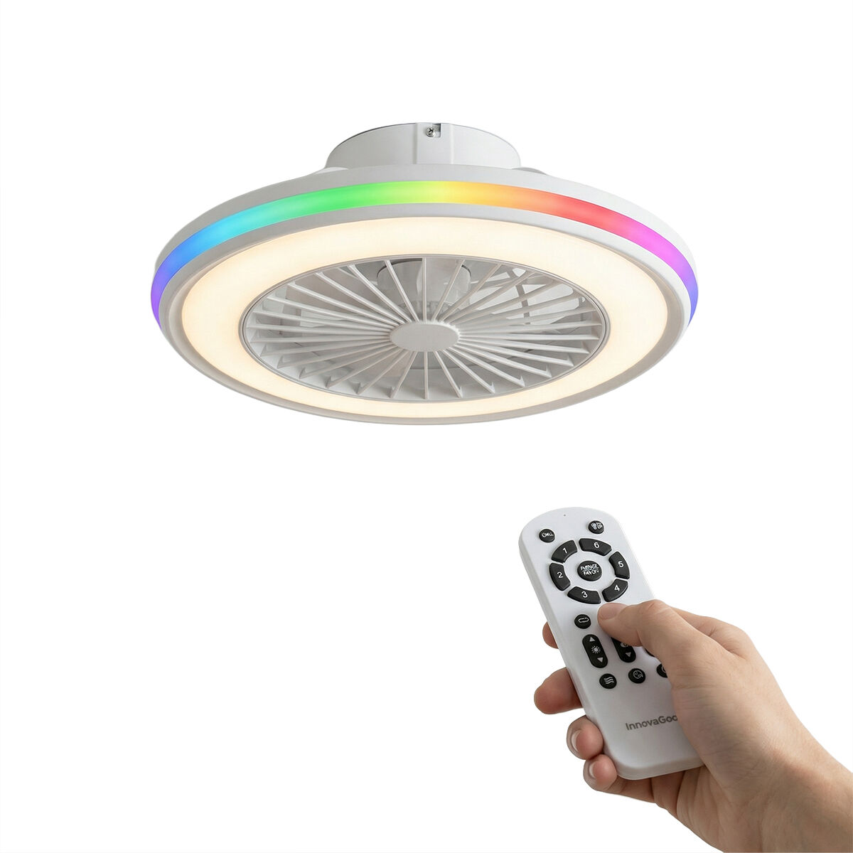 Ventoinha de Teto com Luz LED RGB - Image 6