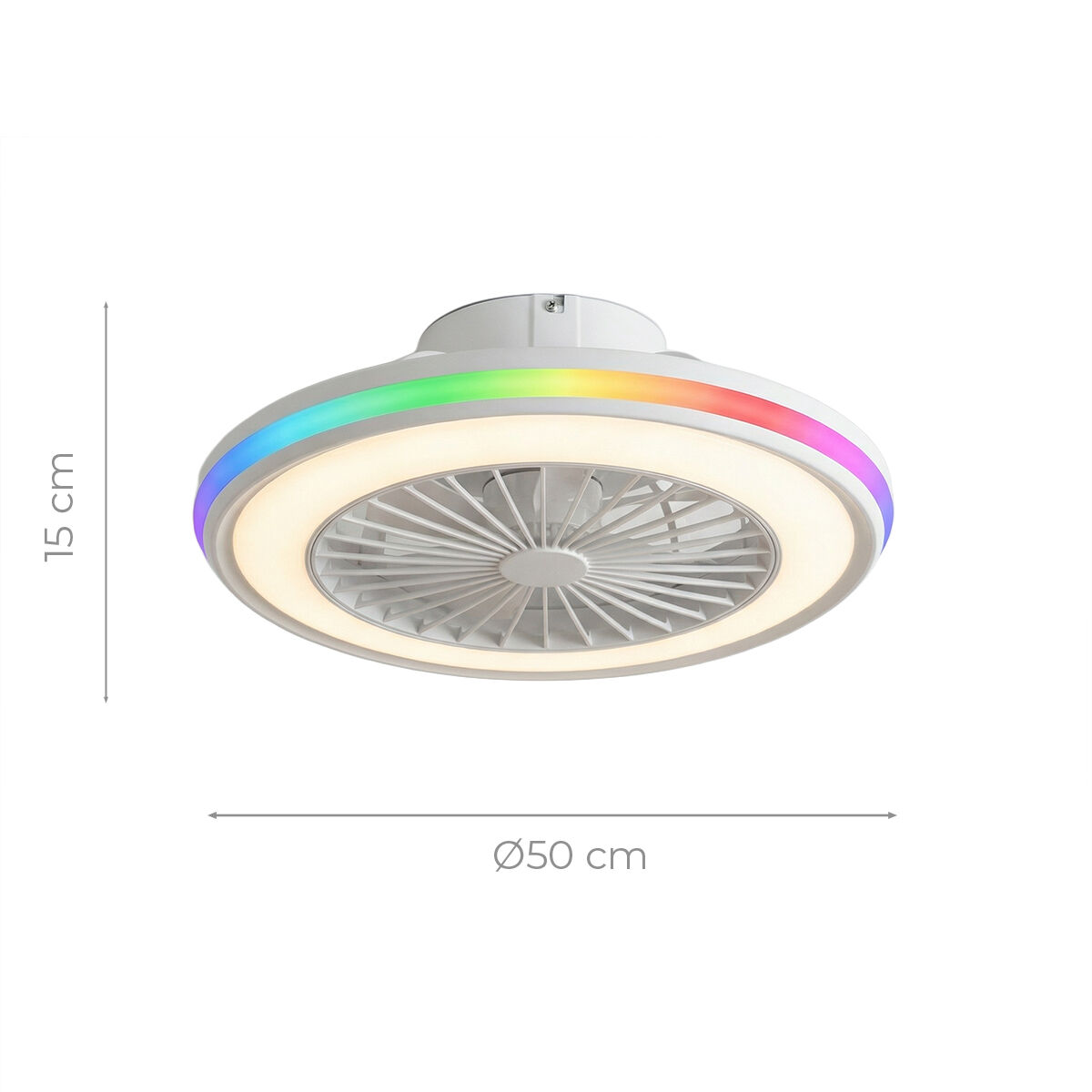 Ventoinha de Teto com Luz LED RGB - Image 9