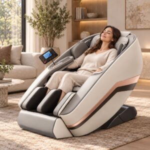 Cadeira de Massagem Terapêutica com Aquecimento e Gravidade Zero