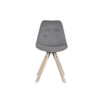 Cadeira de Sala de Jantar DKD Home Decor Cinzento (Recondicionado A)