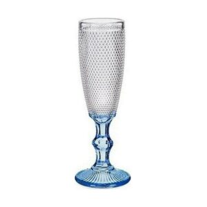 Copo de champanhe Azul Cobalto 180 ml