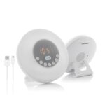 Despertador Amanhecer Recarregável com Alta voz InnovaGoods Branco (Recondicionado A)