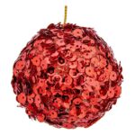 Bolas de Natal Krist+ Vermelho Plástico Ø 10 cm 6 Unidades