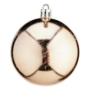 Bolas de Natal Krist+ 00476-6 Champagne Plástico Ø 7 cm 12 Unidades