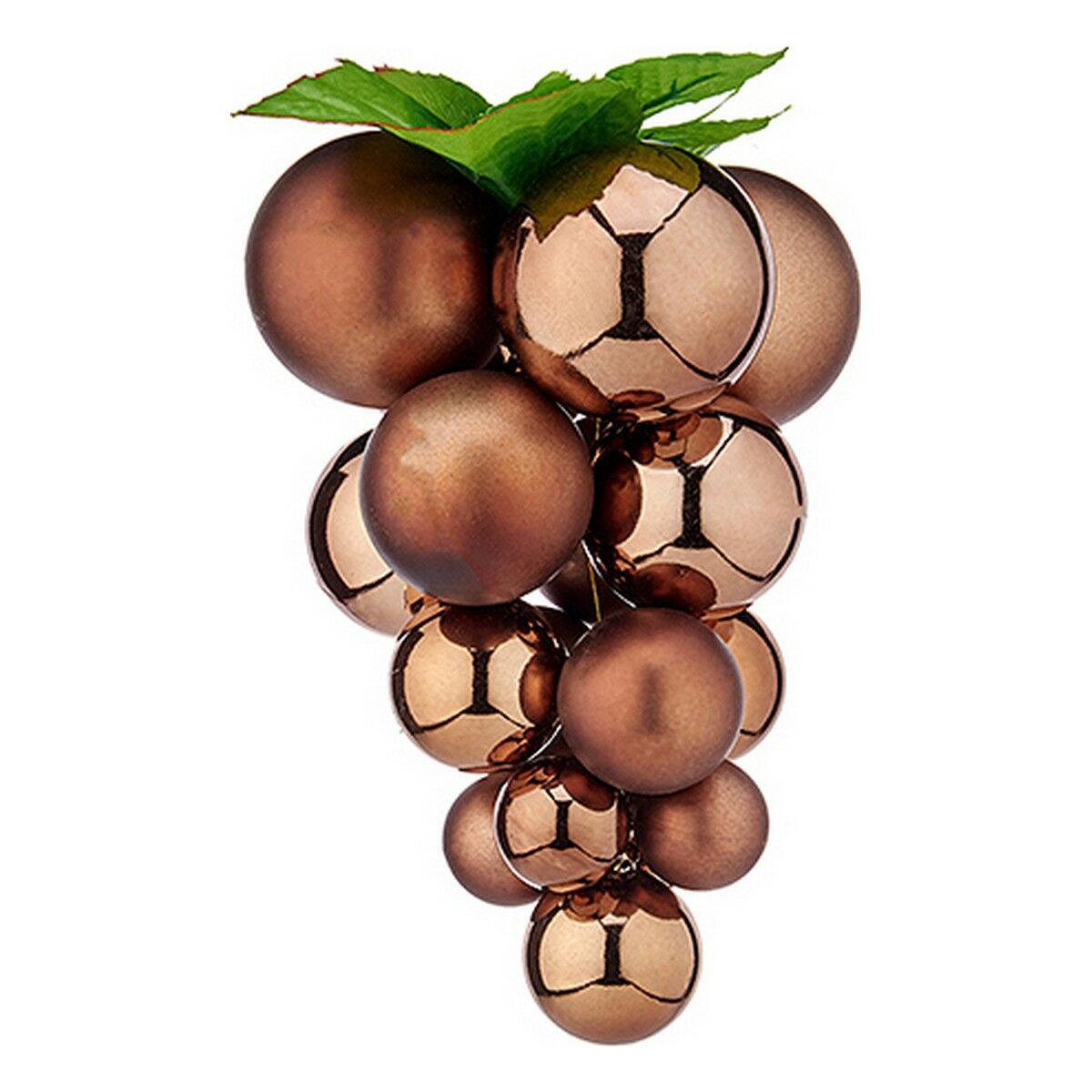 Bola de Natal Krist+ Castanho Plástico Uvas Pequeno