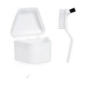 Conjunto para Dentaduras Postiças Berilo Branco Polipropileno (12 Unidades)