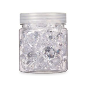 Pedras Decorativas Gift Decor Transparente 150 g Diamante (16 Unidades)