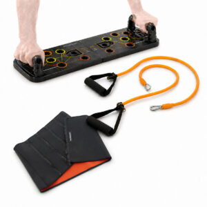 Pack Tábua de Flexões Push-Up com Bandas de Resistência, Faixa Desportiva Sauna e Guia de Exercícios InnovaGoods