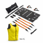 Pack Sistema de Treino Portátil com Guia de Exercícios e Colete Desportivo Sauna Homem XL InnovaGoods