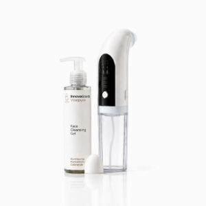 Pack Hidrolimpador Facial de Impurezas Recarregável e Gel de Limpeza Facial Kombucha Vibepure 200 ml InnovaGoods