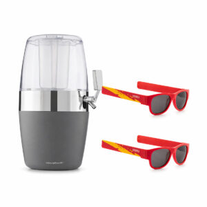 Pack Dispensador de Cerveja Refrigerante InnovaGoods e 2 Óculos de Sol Enroláveis Sunfold Spain Red